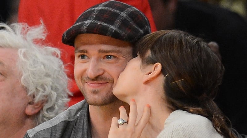 Justin Timberlake and Jessica Biel