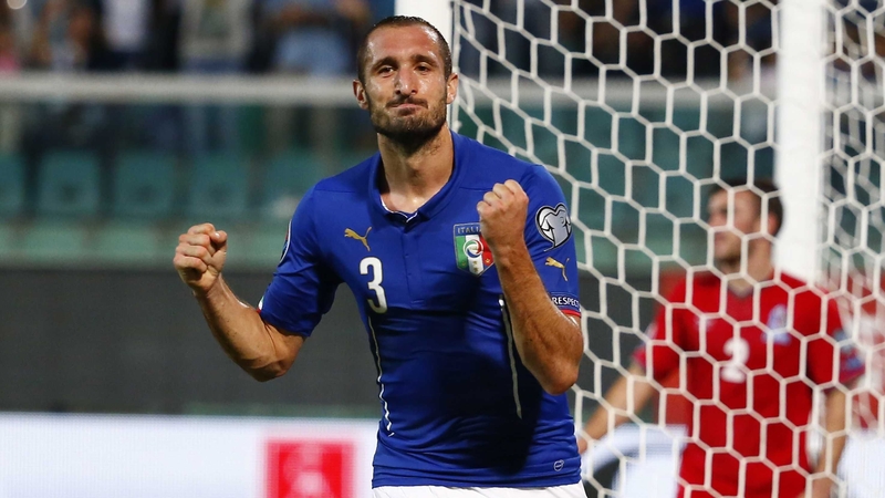 Giorgio Chiellini looks more likely to be fit for Euro 2016
