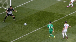 Robbie Keane opens the scoring for Ireland