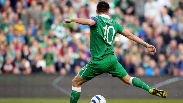 A sleepy Robbie Keane spoke to Tony O'Donoghue during the week
