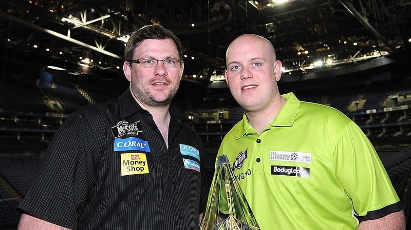 James Wade and Michael van Gerwen will meet in the final