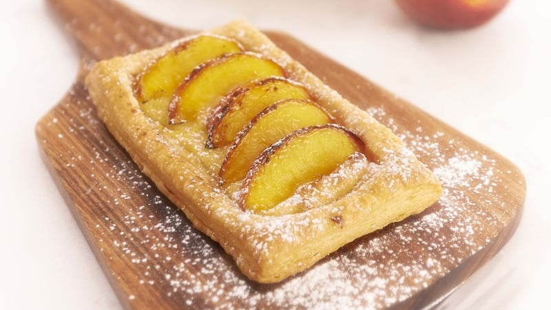 Nectarine Custard Tarts: Rachel Allen