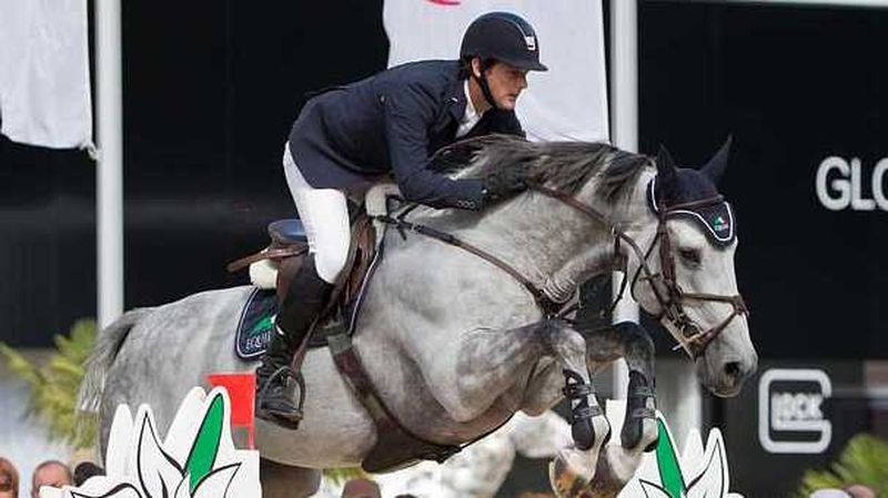 Billy Twomey riding Ardcollum Duke