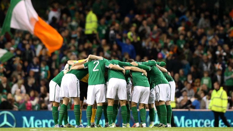Ireland's opponents will be known on Sunday