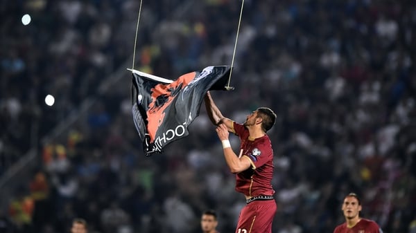 The judgement ruled the abandoned match was due to the violent reaction from Serbian fans and stewards
