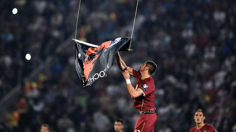 The judgement ruled the abandoned match was due to the violent reaction from Serbian fans and stewards