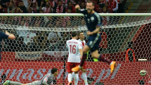 Scotland earned a valuable point in Warsaw