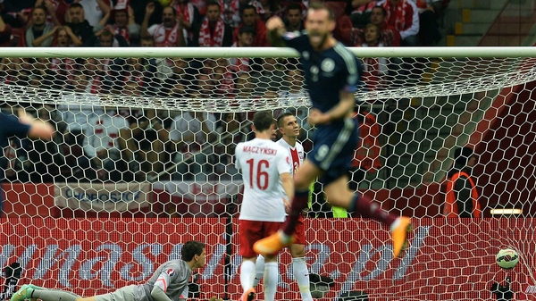 Scotland earned a valuable point in Warsaw