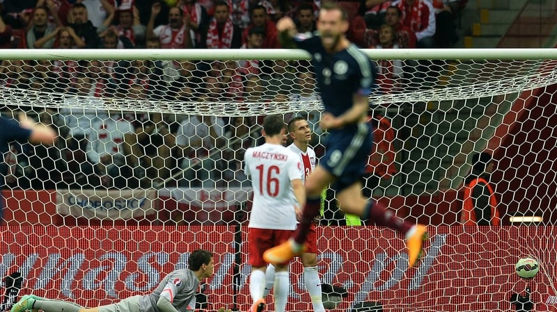 Scotland earned a valuable point in Warsaw