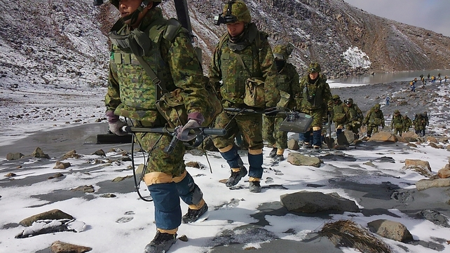 Search teams continue to look for bodies on Mount Ontake in Japan after last month's volcano eruption