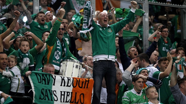 Toni Kroos had given Germany the lead, but it was the Ireland fans who were celebrating at the end in Gelsenkirchen