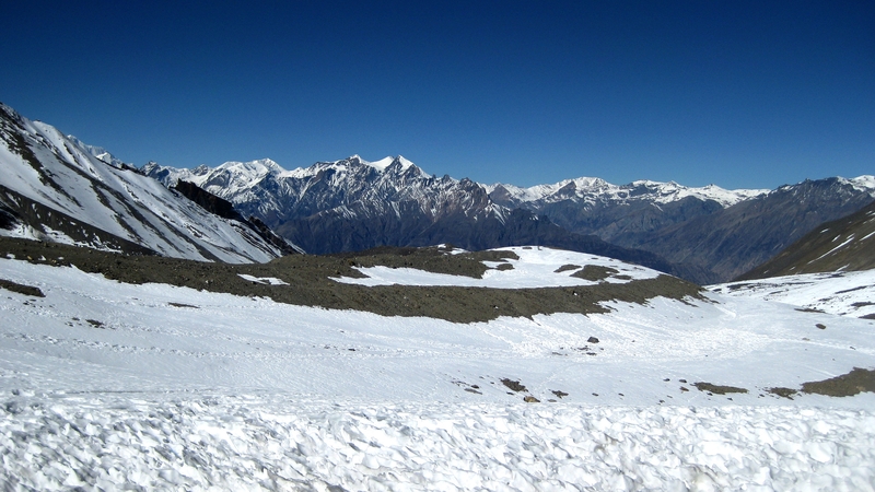 Rescue teams are focused on the area around the Thorang-La area