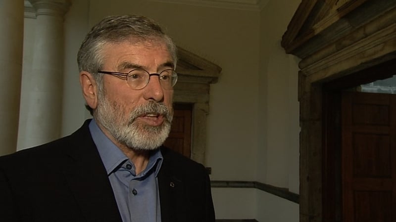 Gerry Adams has insisted neither he or his party were involved in a cover-up of Maíría Cahill's allegations
