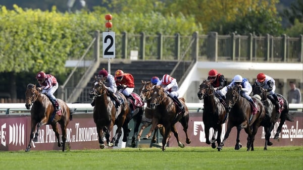 Charm Spirit (rail) recorded a first Group One win in last month's Prix du Moulin at Longchamp