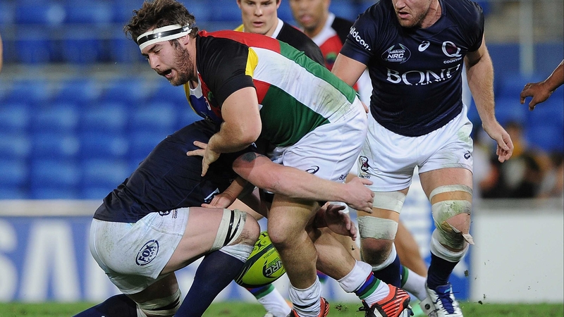Mitch Lewis in action for the North Harbour Rays against Queensland Country last month