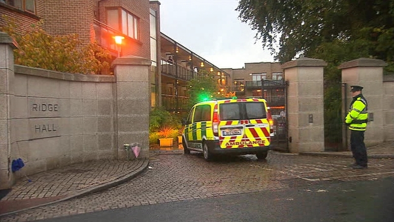 The boy's body was removed from the scene this evening