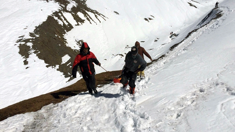 Officials said trekkers left stranded in the region were safe and well