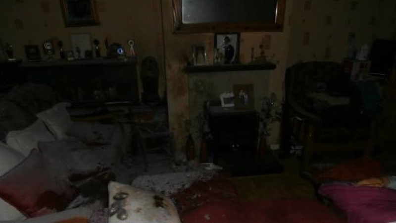 The two children were sitting on the sofa at the time (Pic: John Hearne)