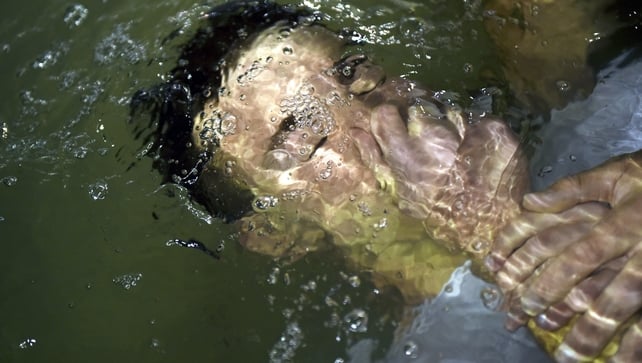 Jehovah's Witness faithful are baptised during the International Convention of Jehovah's Witnesses in Melbourne, Australia.