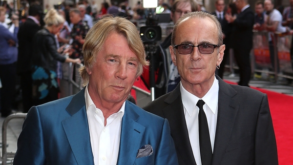 Rick Parfitt (left) with Francis Rossi
