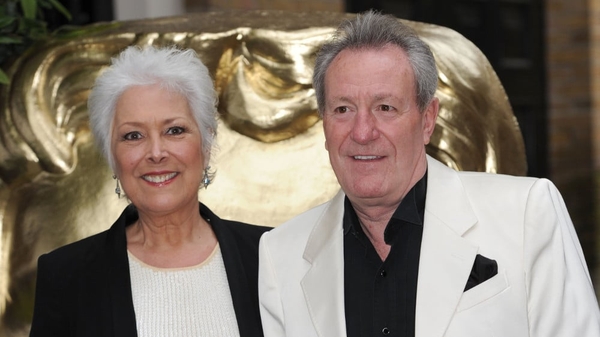 Lynda Bellingham pictured at the BAFTA awards in April with her husband Michael Pattemore