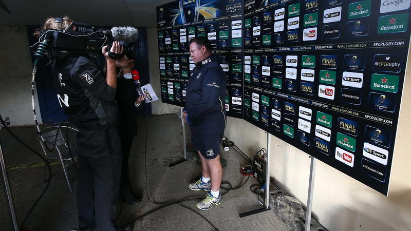 Matt O'Connor talks to the press