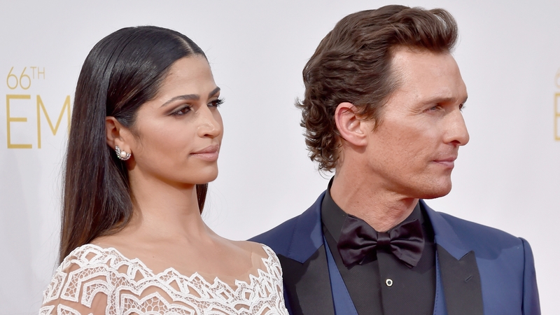 Matthew McConaughey and wife Camilla Alves