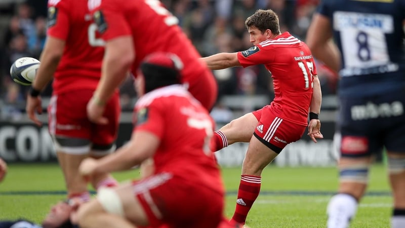 Munster head coach Anthony Foley praised Ian Keatley's ability to kick critical drop-goals