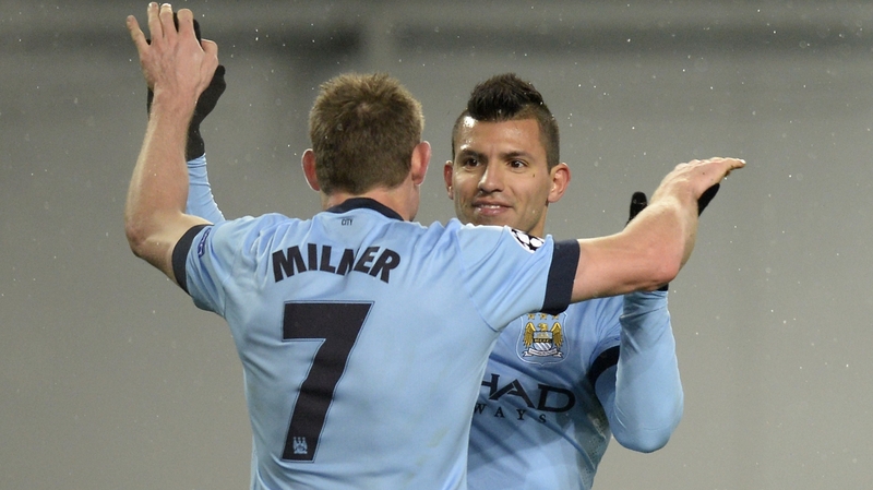 James Milner and Sergio Aguero were both on target in the first half