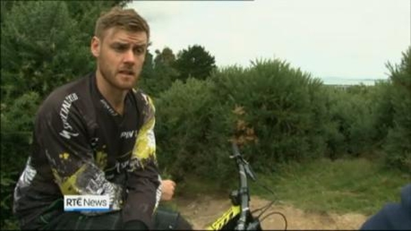 A Wolfe Riding A Bike