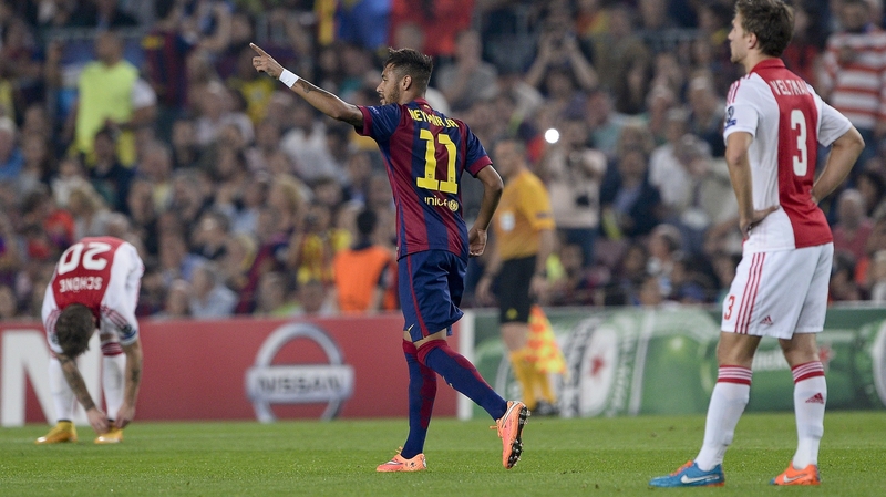 Neymar scored Barcelona's opener