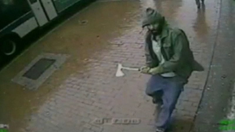 The man injured two police officers in the attack
