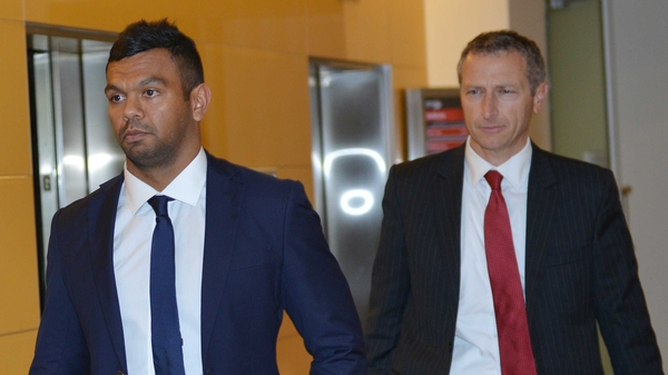 Kurtley Beale was found to have sent an insulting text message about a female member of the Wallabies team staff
