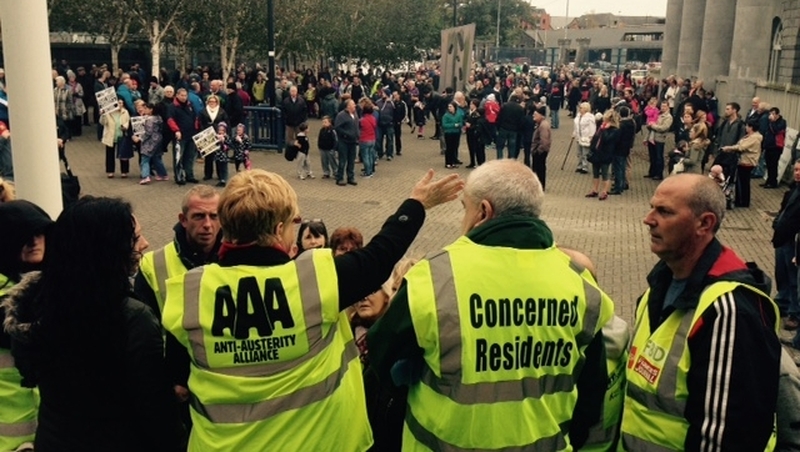 People gathering in Limerick ahead of today's protest