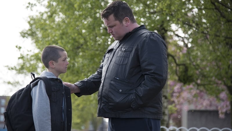 A touching moment between Brandon and his Dad