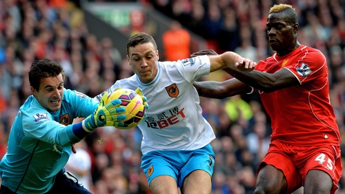 Mario Balotelli was solid against Hull but didn't manage to score
