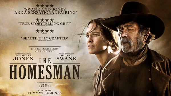 Tommy Lee Jones directs and stars alongside Hilary Swank in The Homesman - In cinemas now