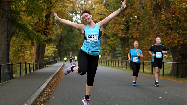 Laurie Ann Kennedy enjoyed her run in the park