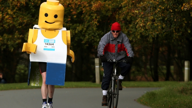 This Lego figure fits right in