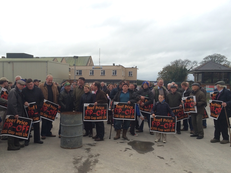 The factories affected are those owned by Larry Goodman's ABP, Kepak, and Dawn Meats