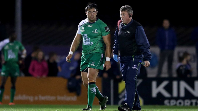 Ronan Loughney left the field after 50 minutes