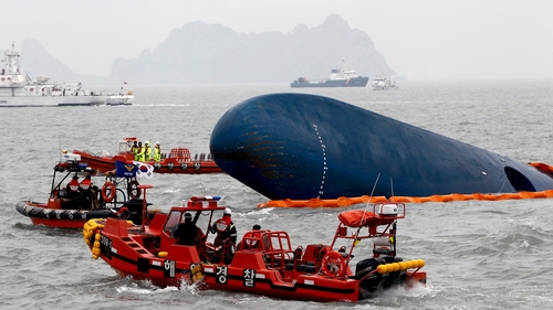 The Sewol sank on 16 April with the loss of more than 300 lives