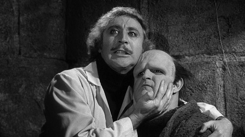 Gene Wilder and Peter Boyle in Mel Brooks's Young Frankenstein