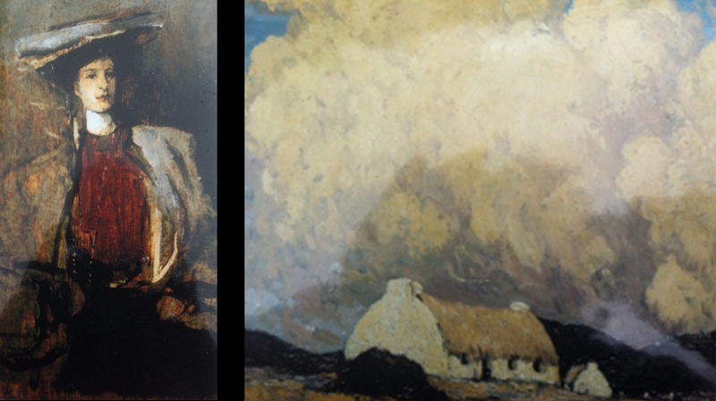 Portrait of a Lady by John Lavery and Landscape with Cottage by Paul Henry were both stolen