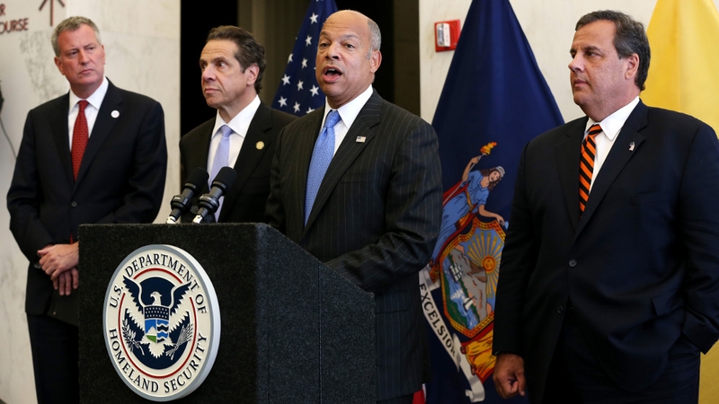 US Secretary of Homeland Security Jeh Johnson called the action 'a precautionary step'