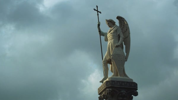 One Million Dubliners is a fascinating meditation on Glasnevin cemetery. Picture shows the Archangel atop the Meade family monument