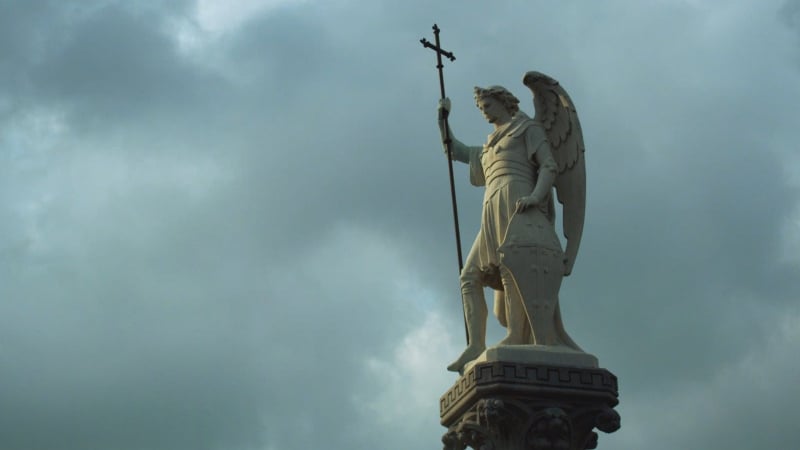One Million Dubliners: Archangel atop the Meade family monument at Glasnevin cemetery.