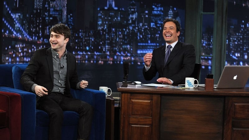 Daniel Radcliffe raps with Jimmy Fallon