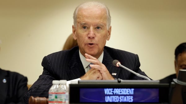 Mr Biden said the sanctions imposed by the US and allies were working by slowing Iran's economy