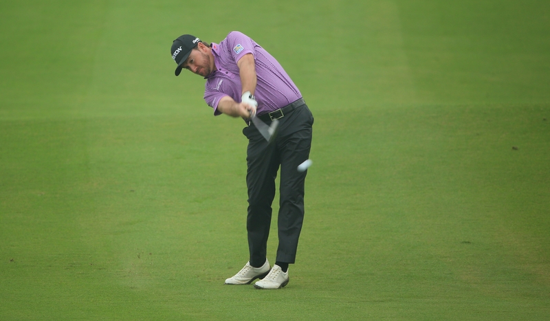 Graeme McDowell in action at the BMW Masters